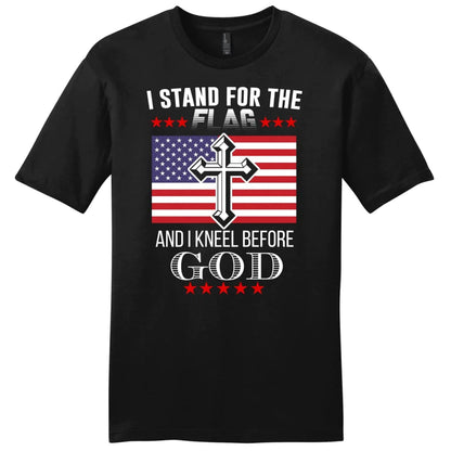 I stand for the flag and I kneel before God